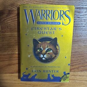 Hunter Hardcover - Yellow & Blue Spine with Cat Illustration -soft cover book .